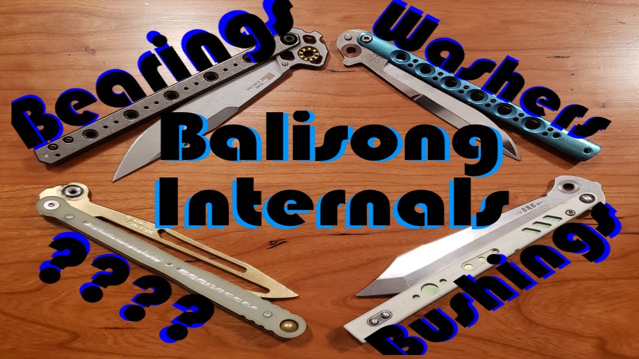 Washers VS Bushings VS Bearings: A Brief Guide of Balisong Pivot Systems