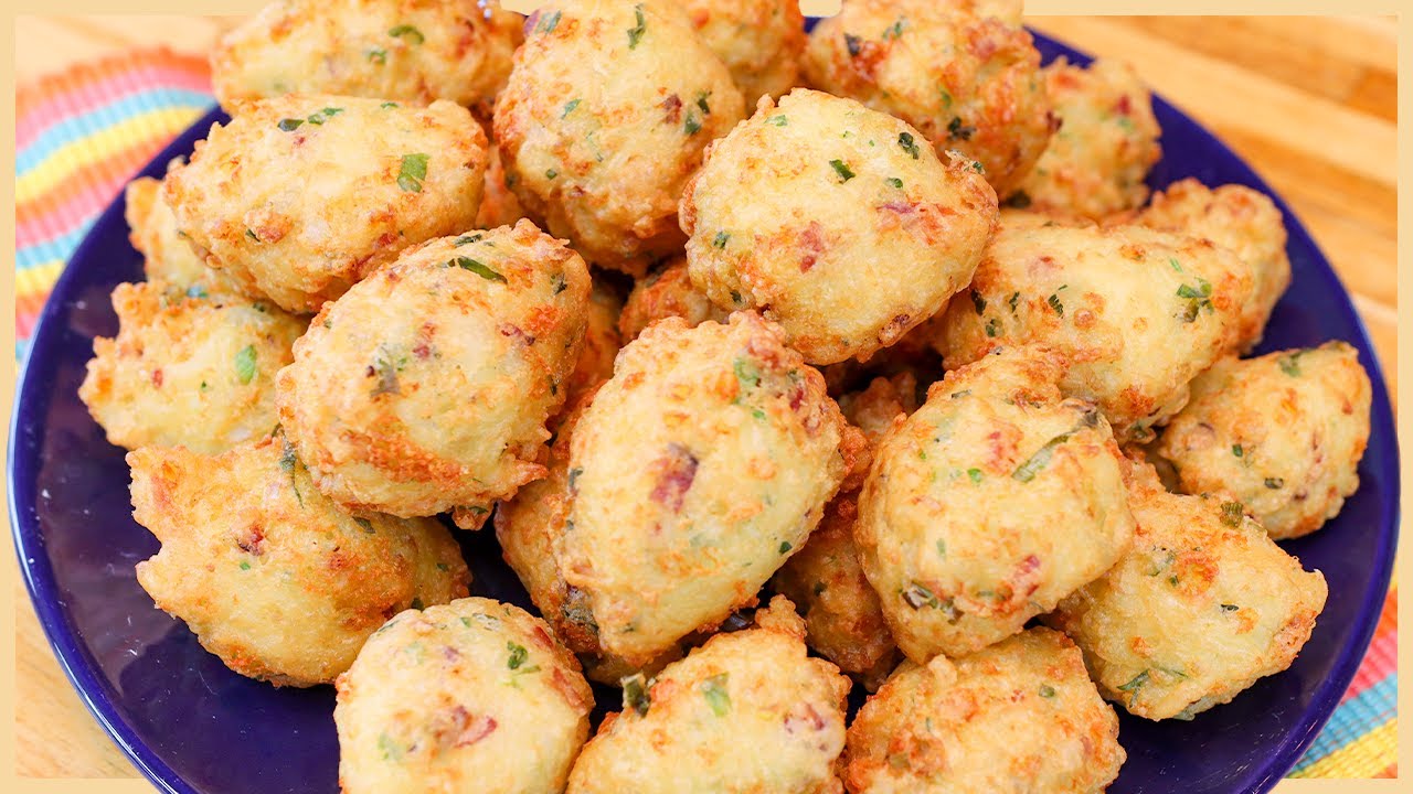 MUITO QUEIJO E BACON!! BOLINHO DE ARROZ TOP DAS GALÁXIAS - SUPER FÁCIL - RAPIDÃO - ECONÔMICO