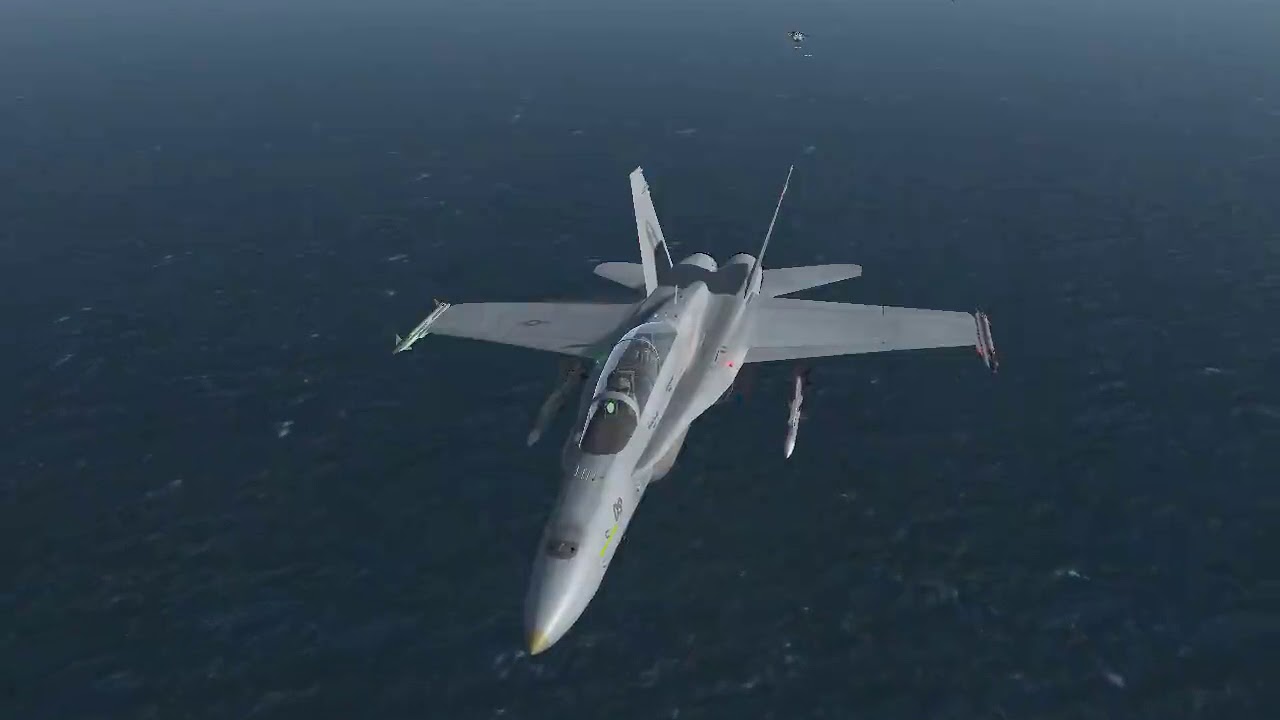 BMS 4 33U5 F/A18 Hornet Ramp start, Take Off, Landing