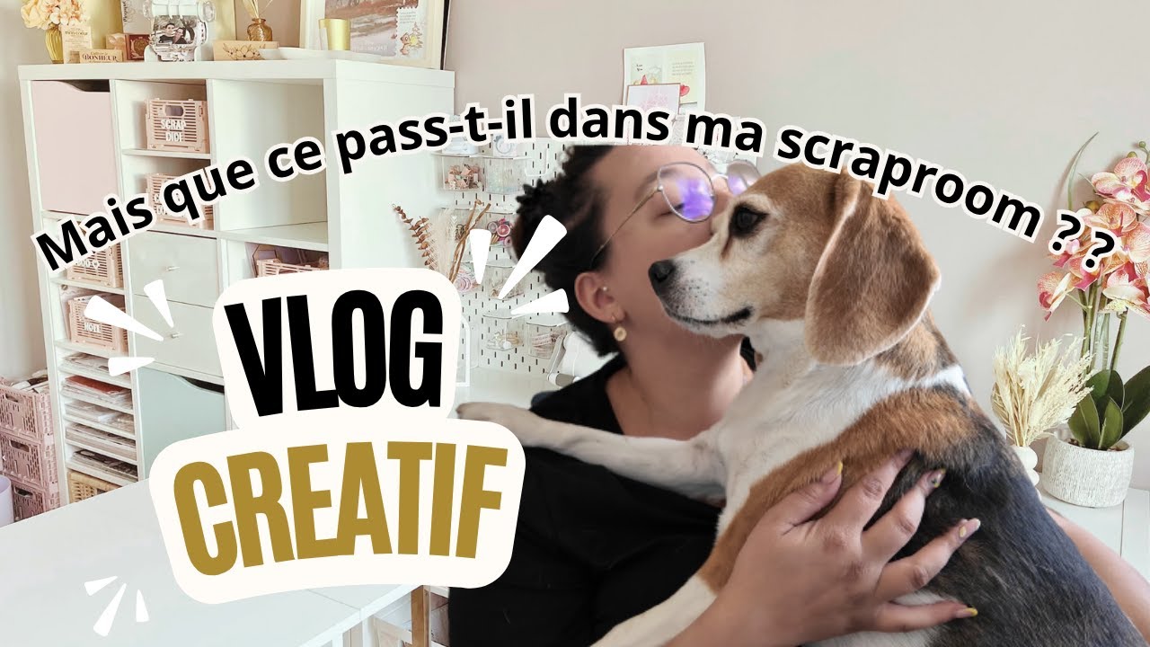 VLOG CREATIF #14 MAIS QUE SE PASSE-T-IL DANS MA SCRAPROOM ? #scrapbooking #scraproom