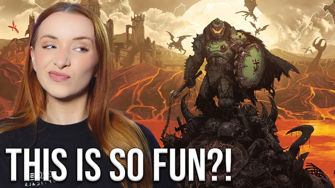 My First Ever DOOM Game!🔥 | DOOM: The Dark Ages First Impressions | LUCYJROBYN