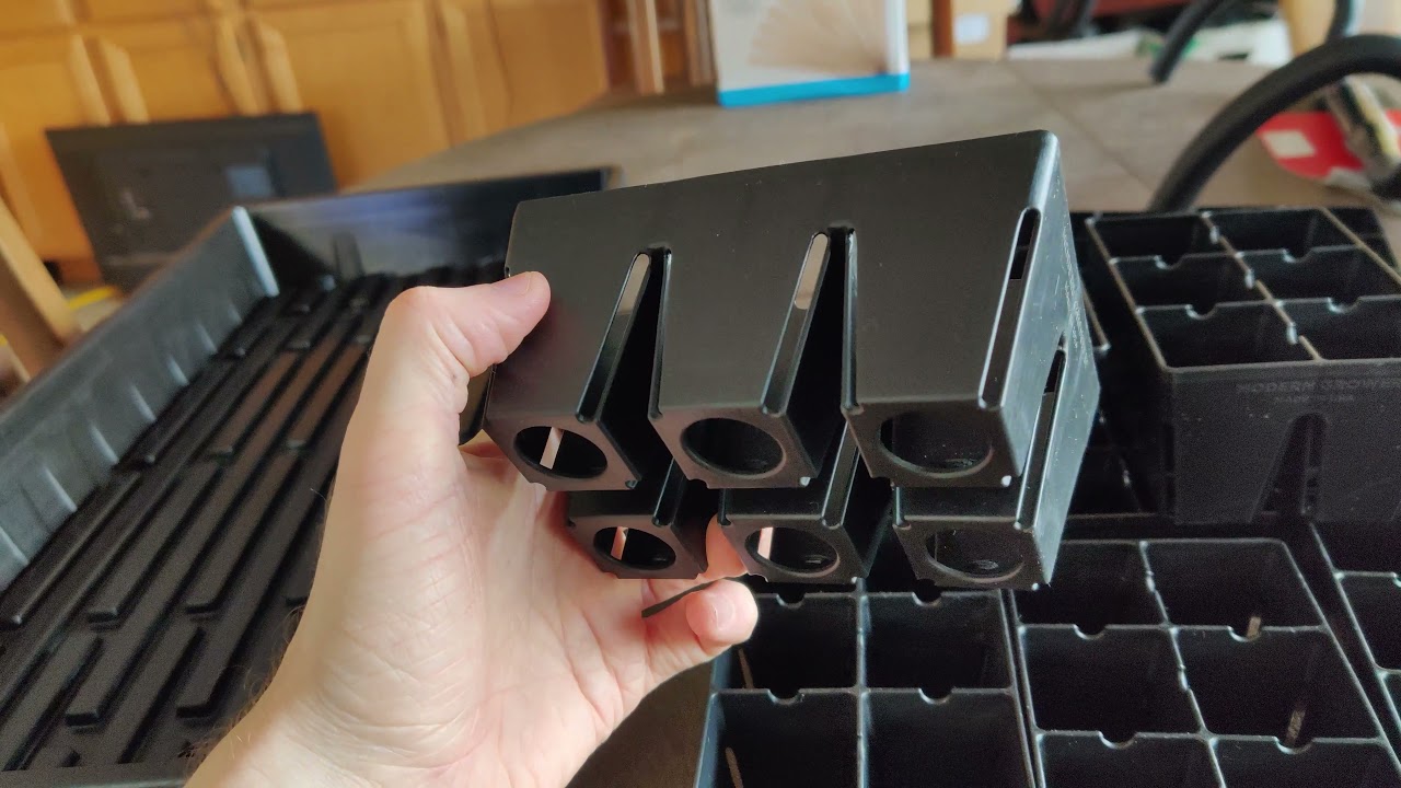 New Seed Starting Equipment Setup 🌱 Epic 6 Cells - Seed Tray Modules & 1020 Trays