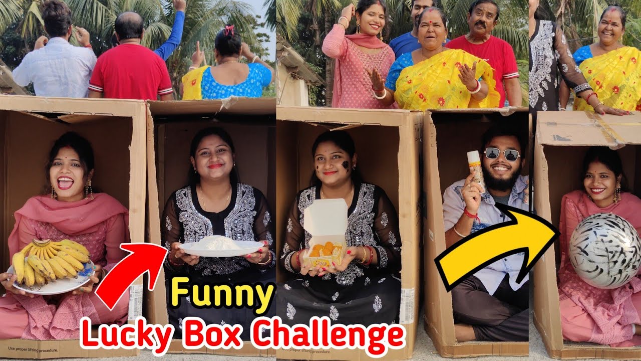Choose Your Lucky Box Funny Challenge Video