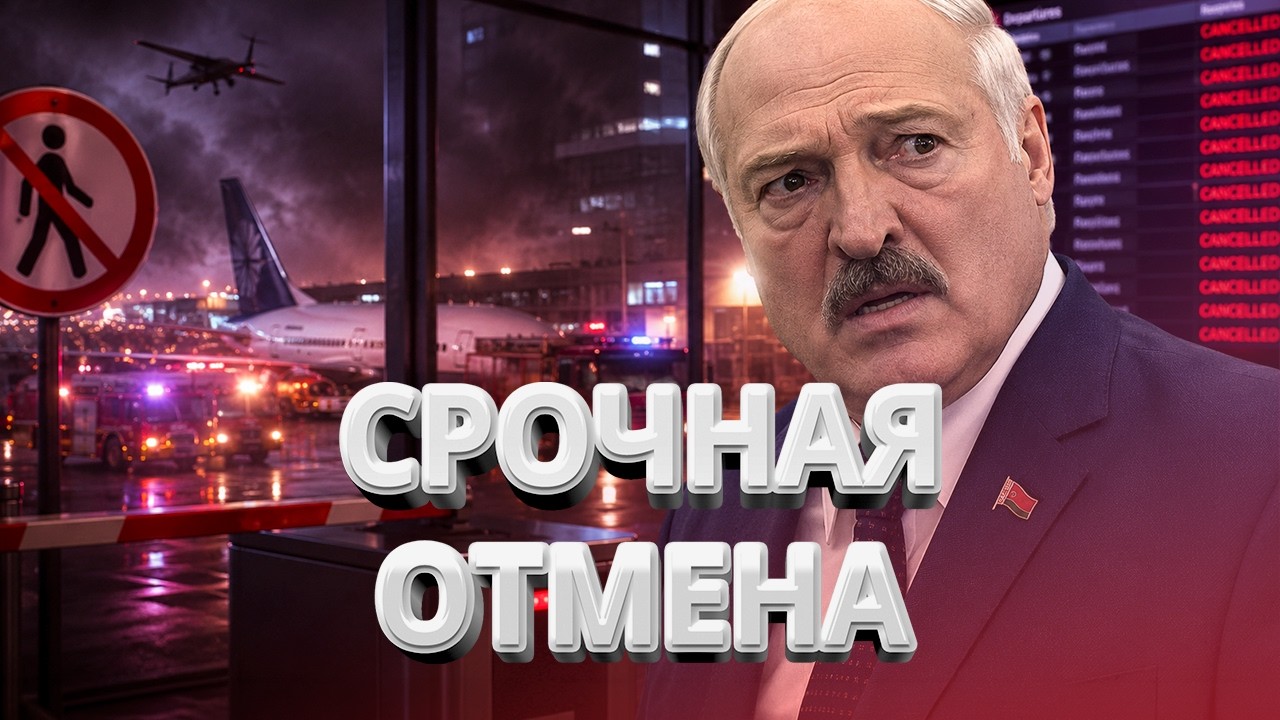 Полная остановка полётов в Беларусь / Лукашенко запретил выезд за границу / BYстро.NEWS