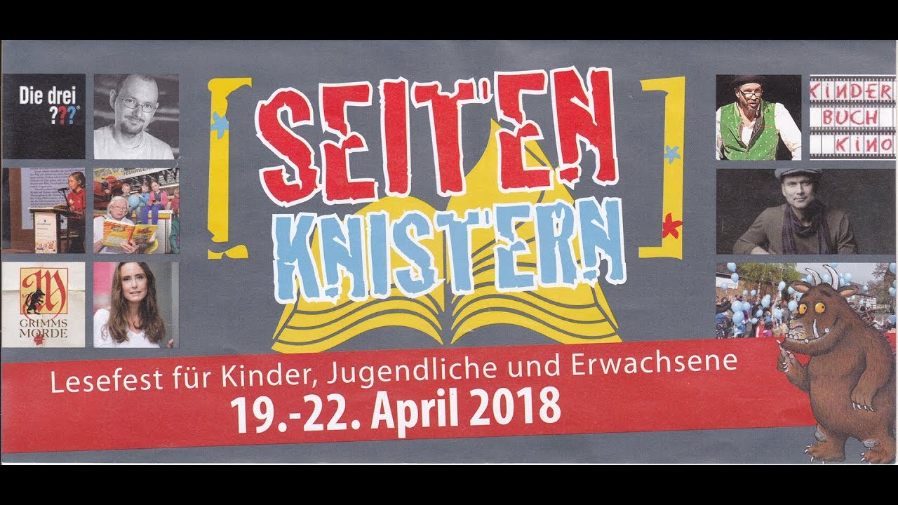 Rheinbach-liest - Seitenknistern vom 19. - 22.04.2018