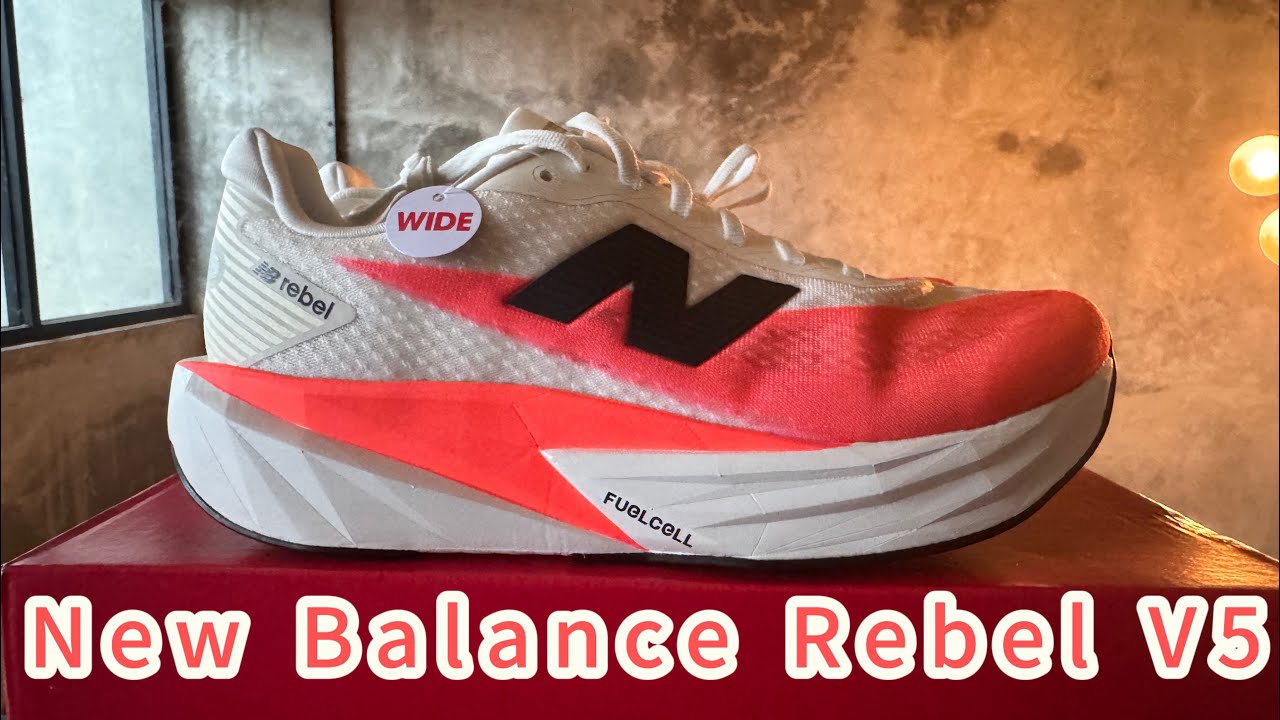 New Balance Rebel V5 White/Red #video #videos #viral #viralvideo #running #run #shoes #runner #kasut