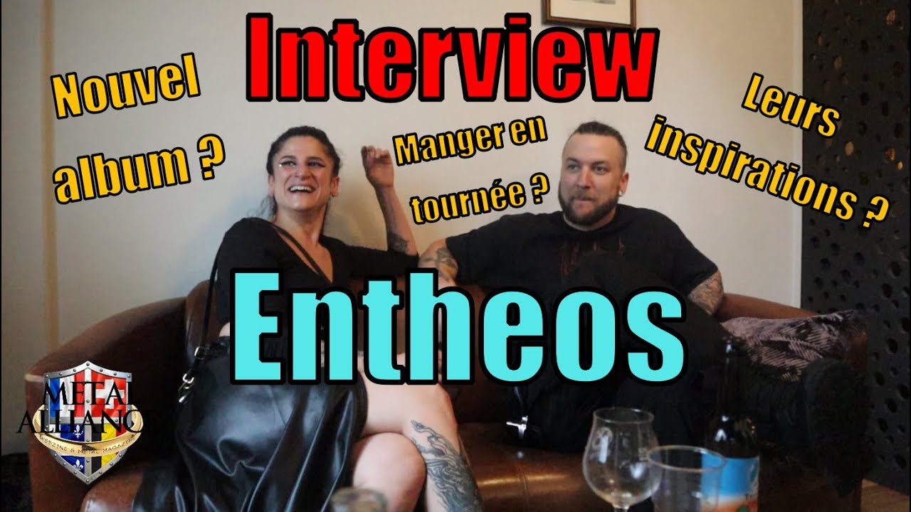 Interview d'ENTHEOS : nouvel album, inspirations, manger en tournée