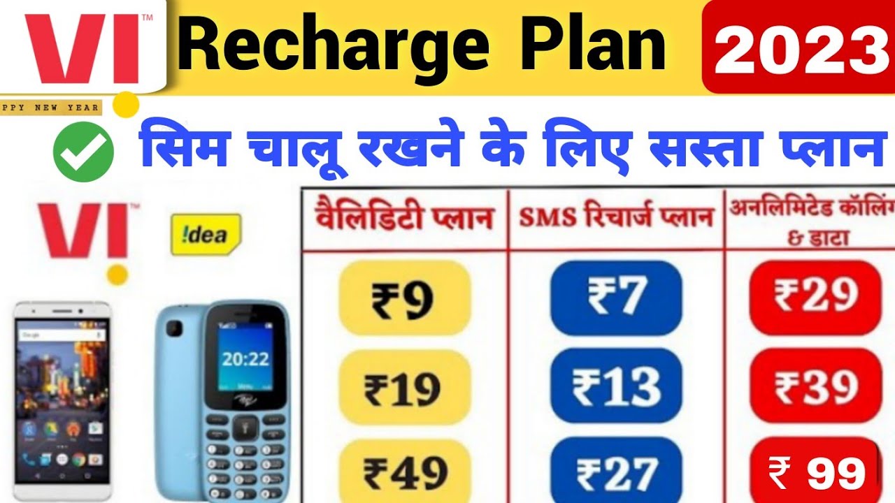 VI sms pack recharge 2023 | vi sim me sms pack kaise kare | vi sms pack | minimum recharge | dismber