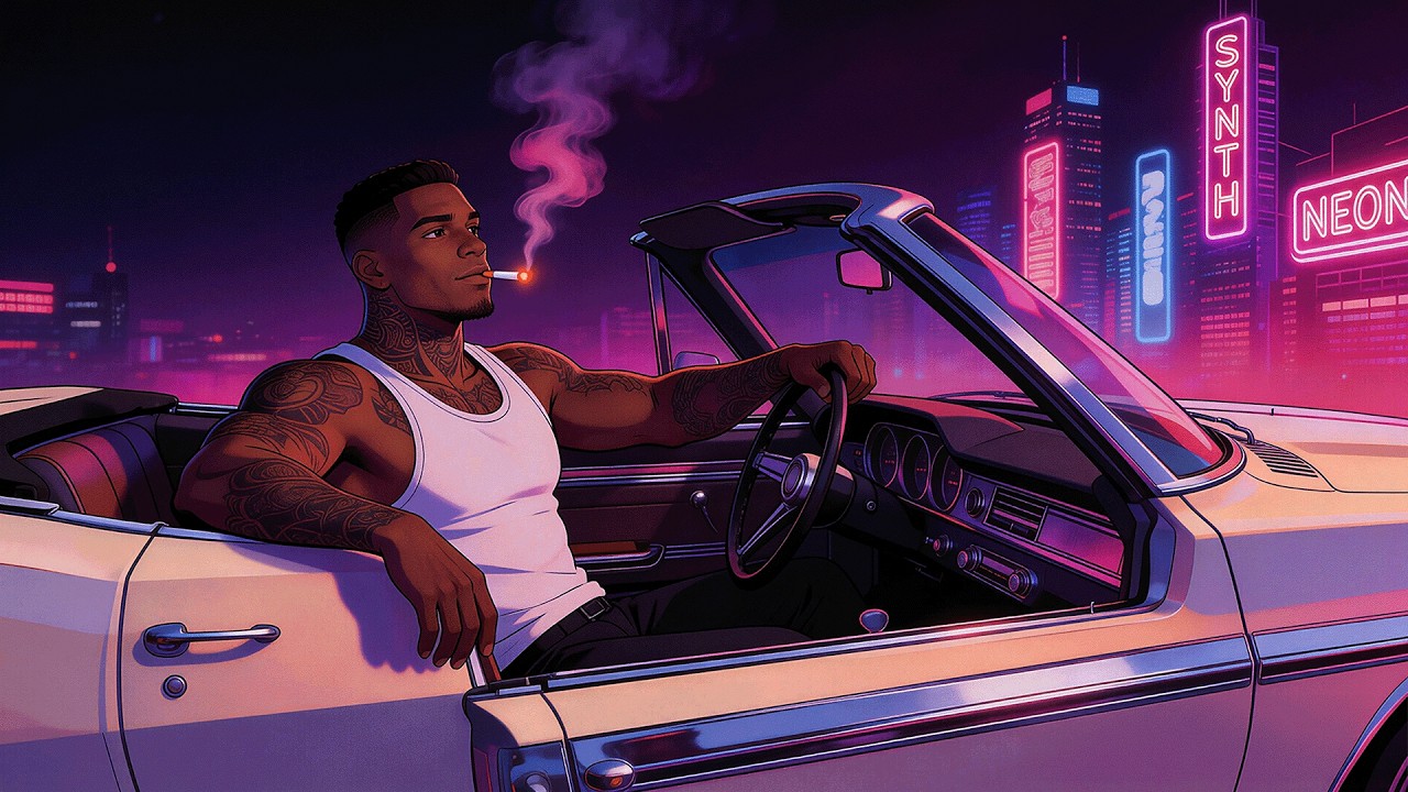 Noir Neon Lo-Fi Hip-Hop — Smooth Urban Rap Beats for Study, Chill and Late Hours