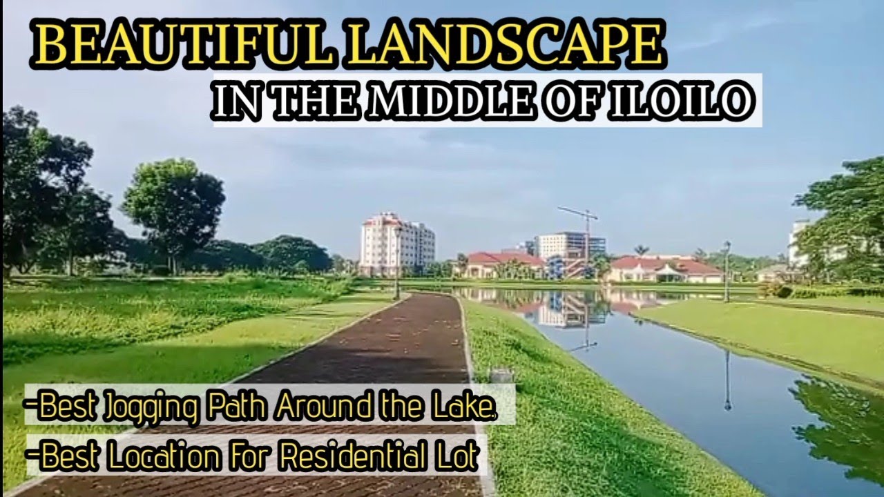Biggest Jogging path in the luxury subdivision sa middle Ng iloilo