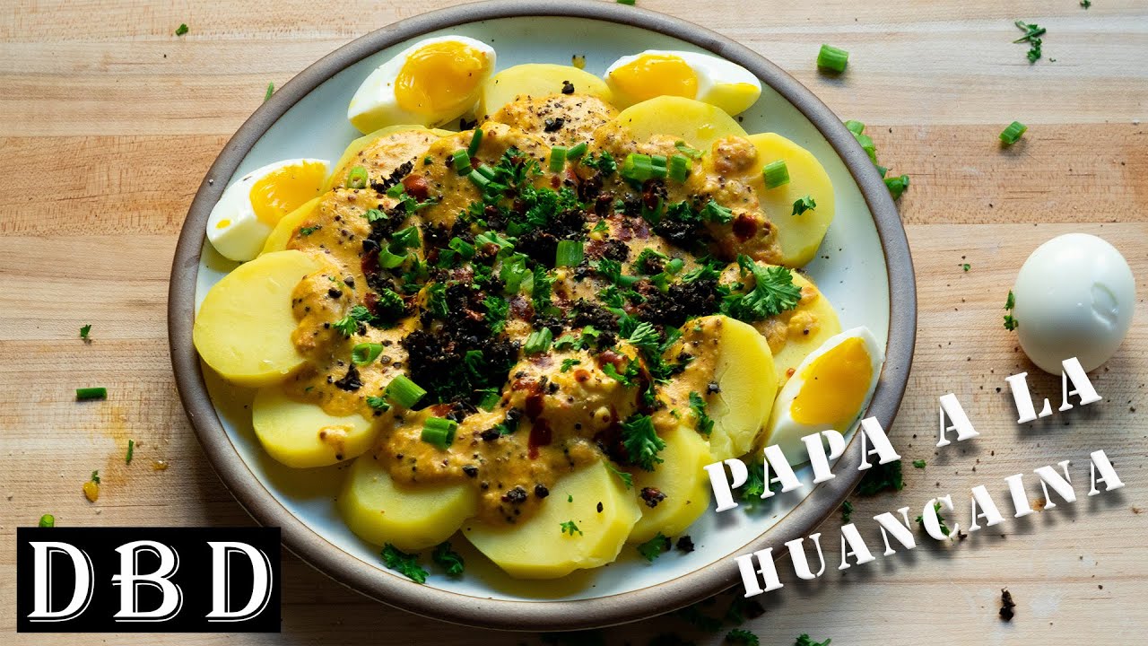 Cheesy Peruvian Potatoes (Papa a la Huancaina)