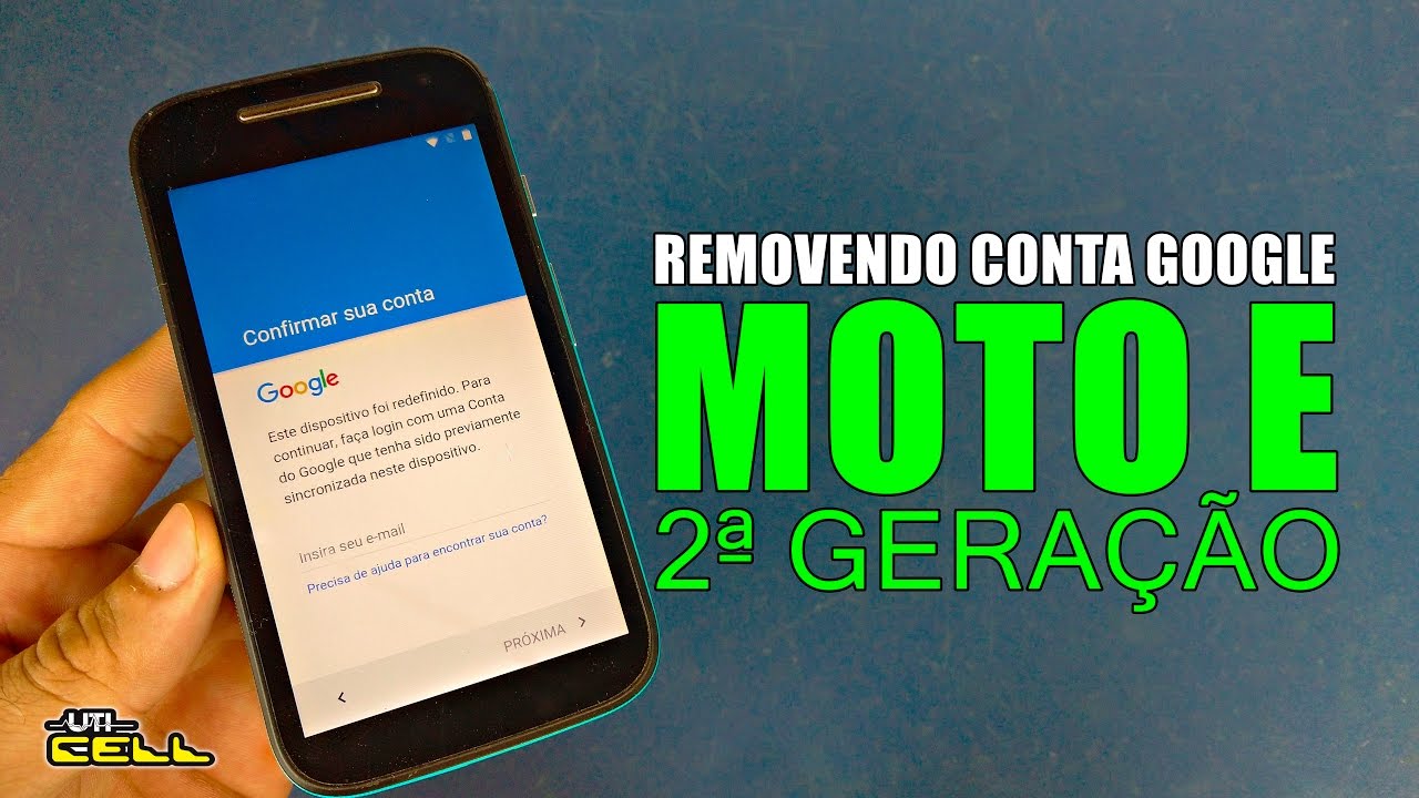 Removendo conta Google do Moto E 2ª Geração (Todos os modelos) #UTICell