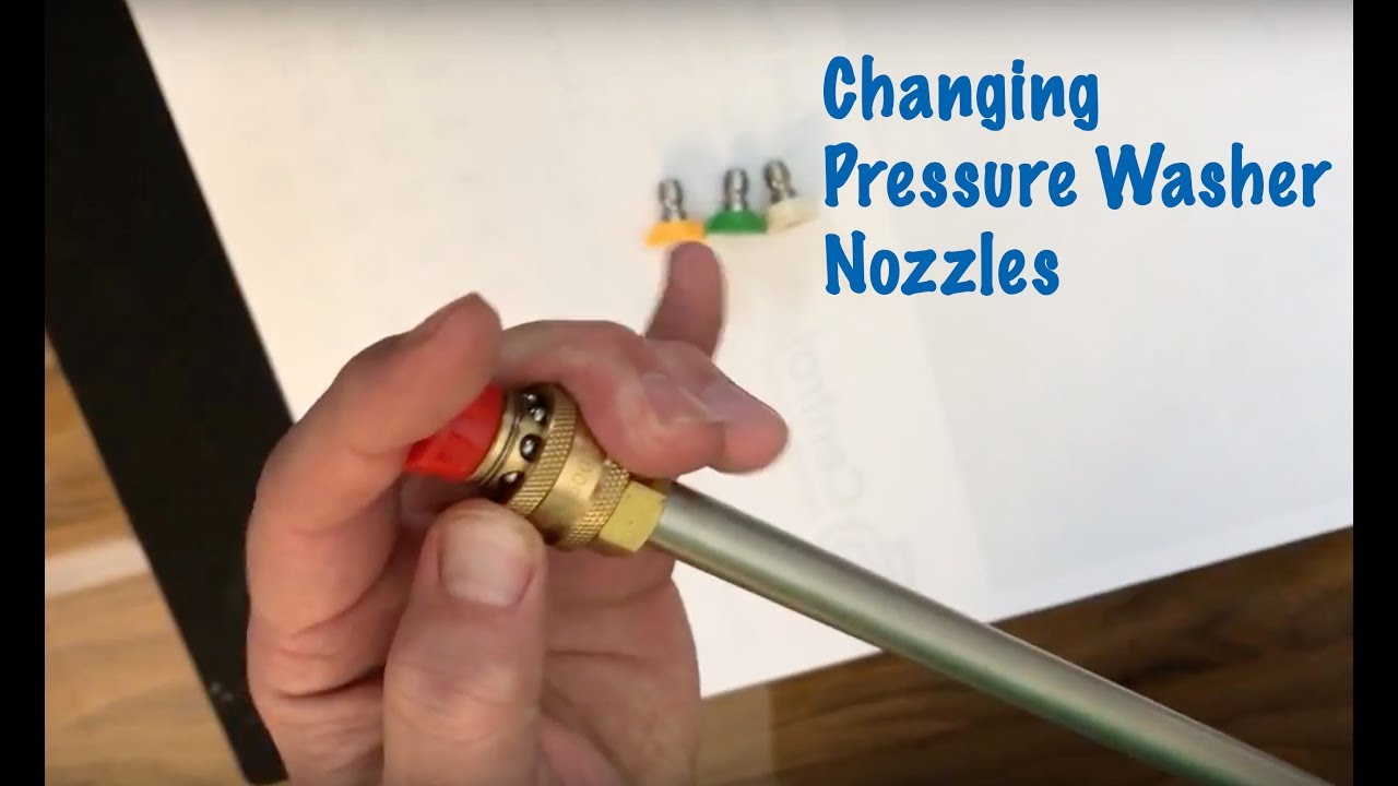 Changing Quick Release Pressure Washer Nozzles