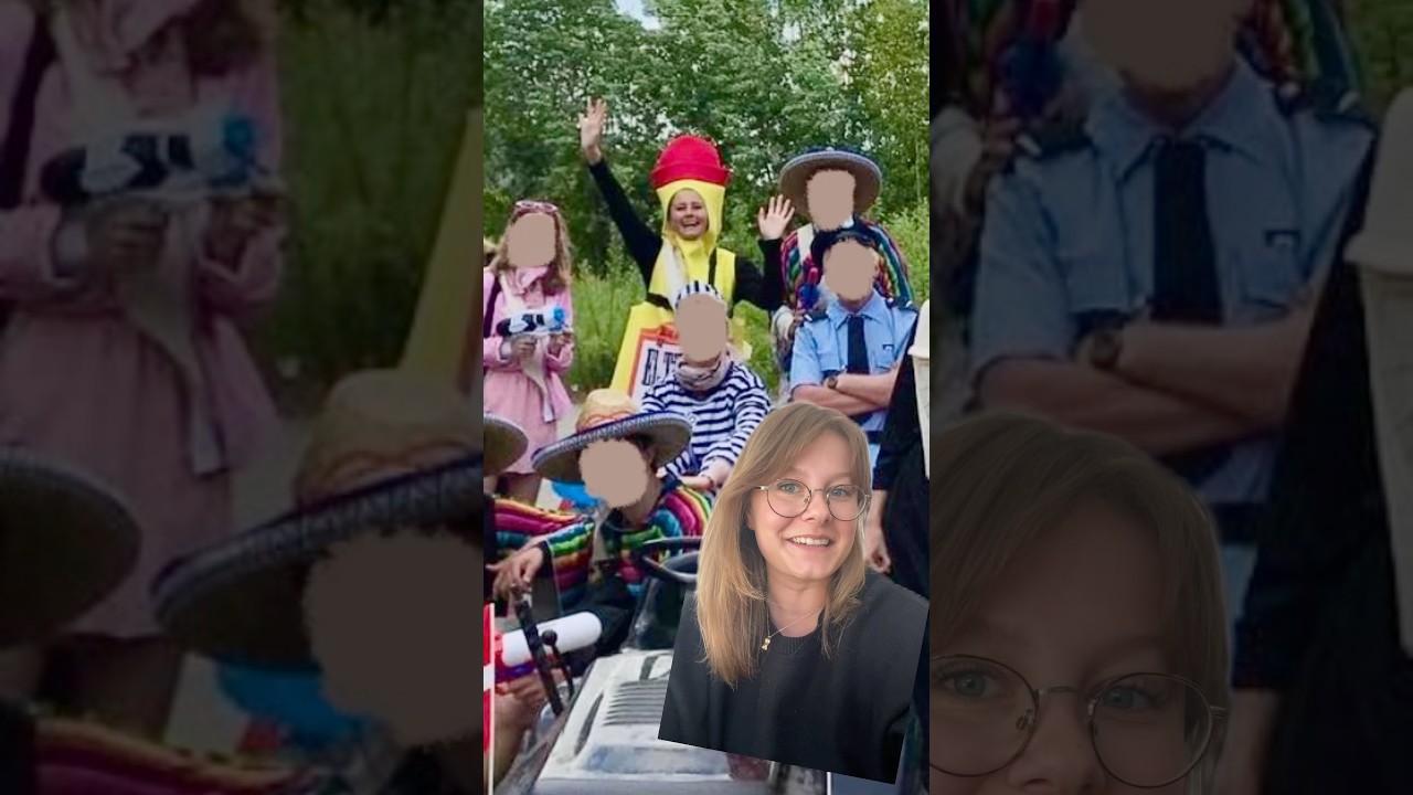 Kan du huske, hvad du var klædt ud som på din sidste skoledag? 🤡 #sidsteskoledag #9klasse #shorts