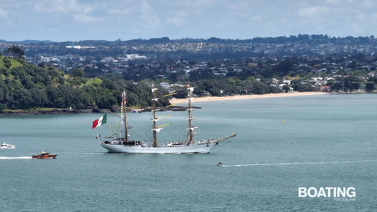 Cuauhtémoc visiting Auckland