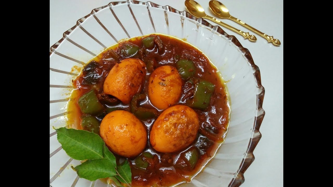 Masala Egg Capsicum__MAHABUBA'S KITCHEN