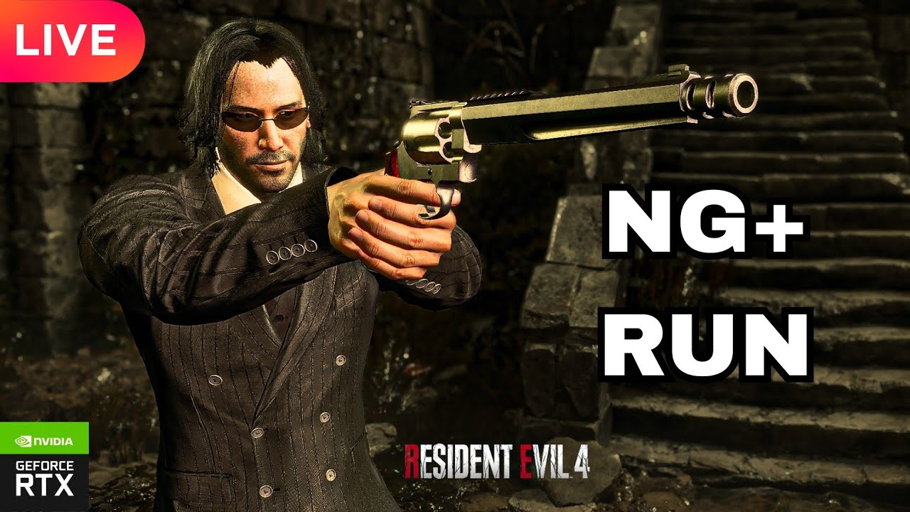 Back To Resident Evil 4 Before RE 9 Requiem Ng+ Run Pro Mode With Mods Live