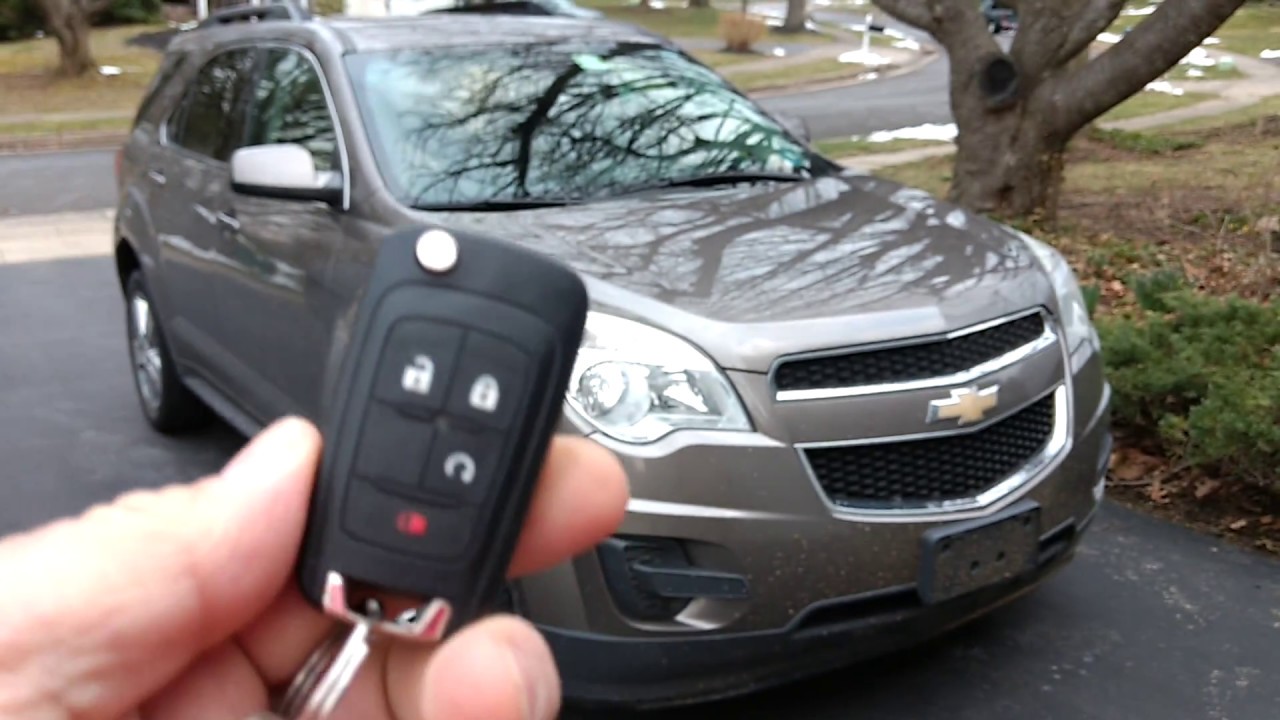 2012 Chevy Equinox Как использовать дистанционный запуск