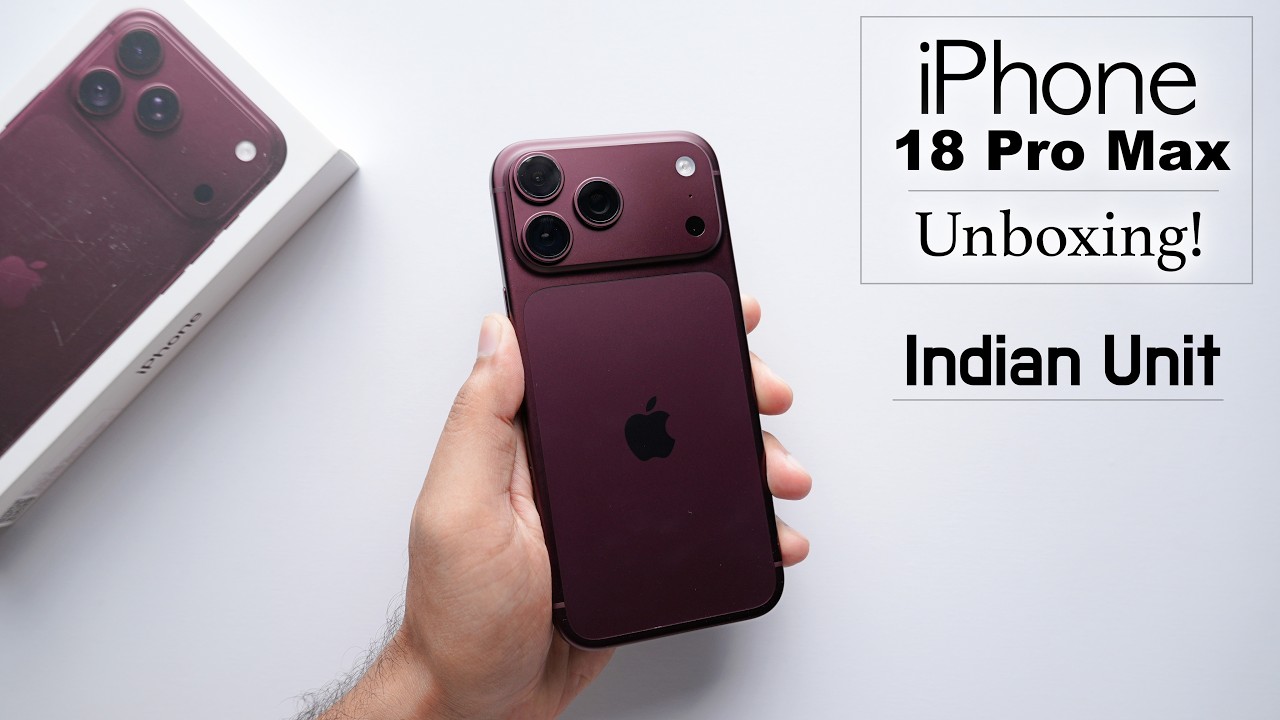 iPhone 18 Pro Max Unboxing on Launch Day! First Impressions | Indian Retail Unit (HINDI)
