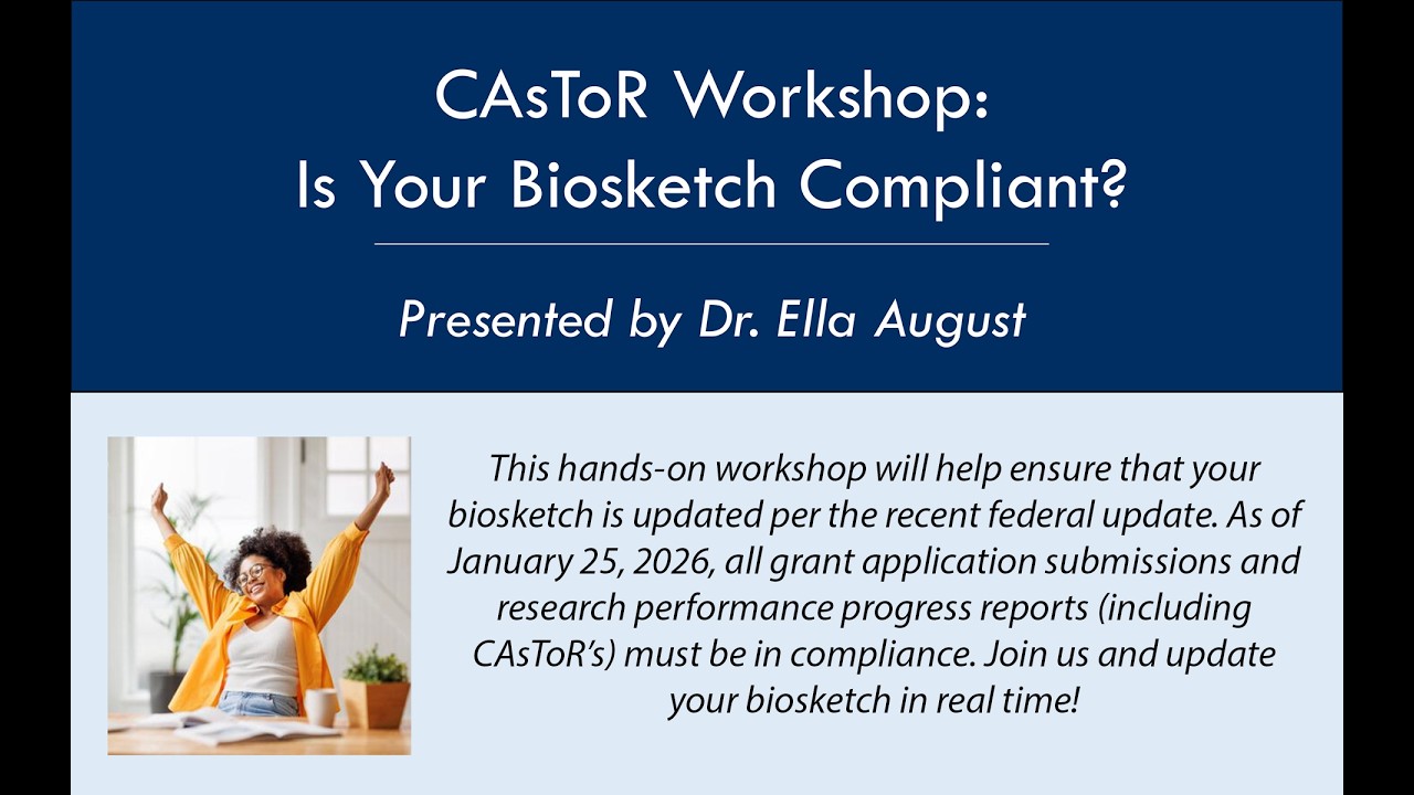 Is Your Biosketch Compliant?