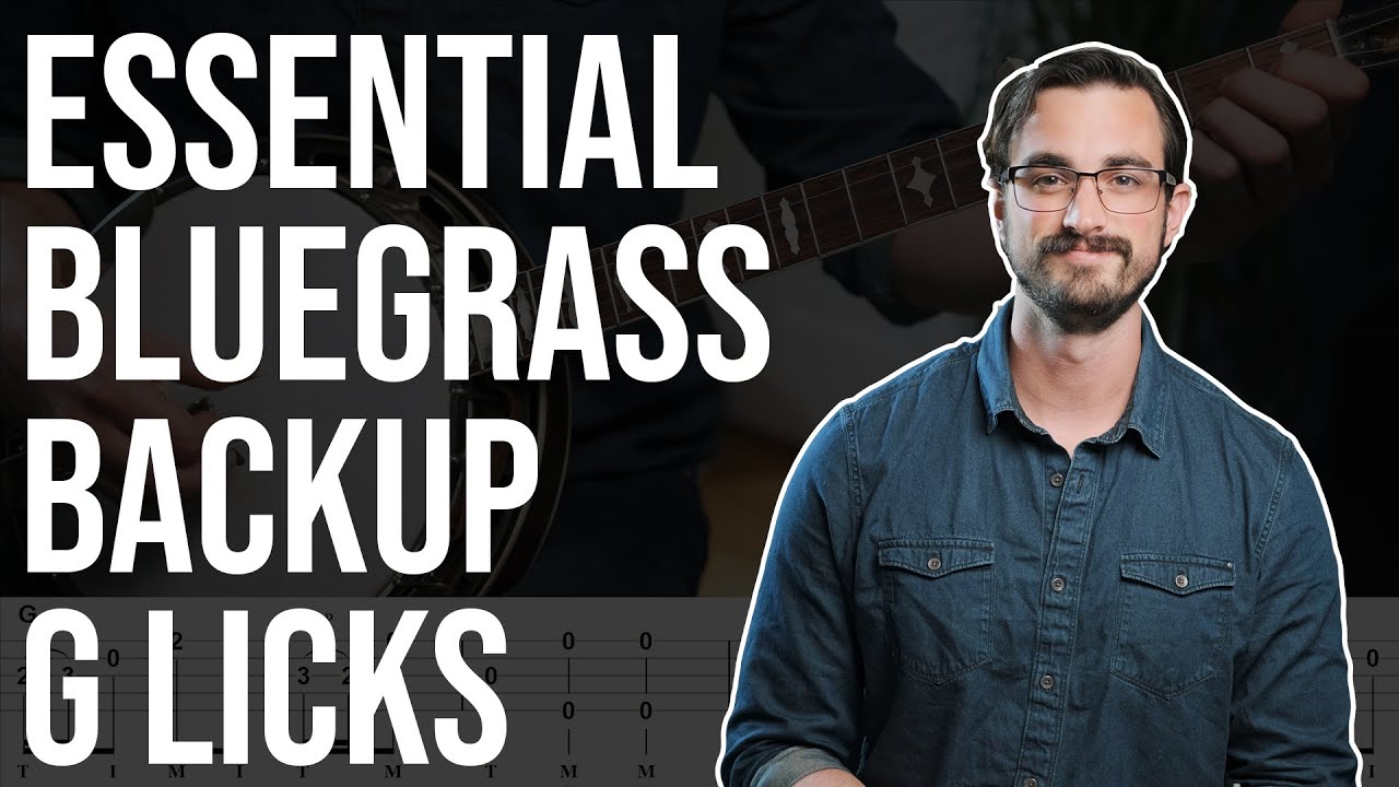 Essential Banjo G Licks! // Rolling Bluegrass Backup Part 4