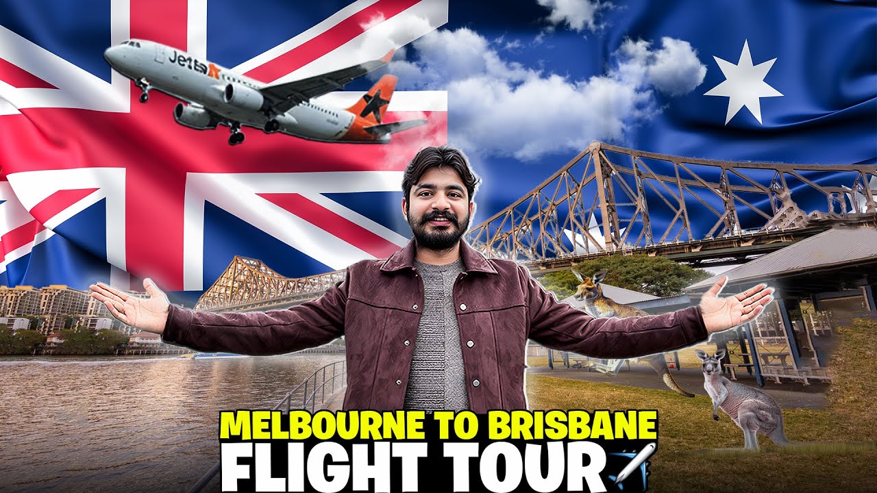 Melbourne to Brisbane Flight ✈️ | Full Travel Experience & Student Life in Australia 🇦🇺