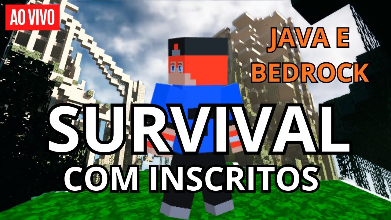 LIVE AO VIVO 🔴 🔥SOBREVIVÊNCIA DIA 1 BORA ZERAR?🔥COM INSCRITOS🔥JAVA E BEDROCK🔥GUUIH4 LIVES AO VIVO🔥