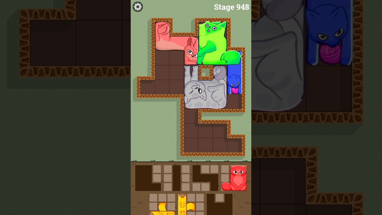 Funny puzzle cats gameplay walkthrough #shorts #puzzlecats #puzzle #phoenixgaming
