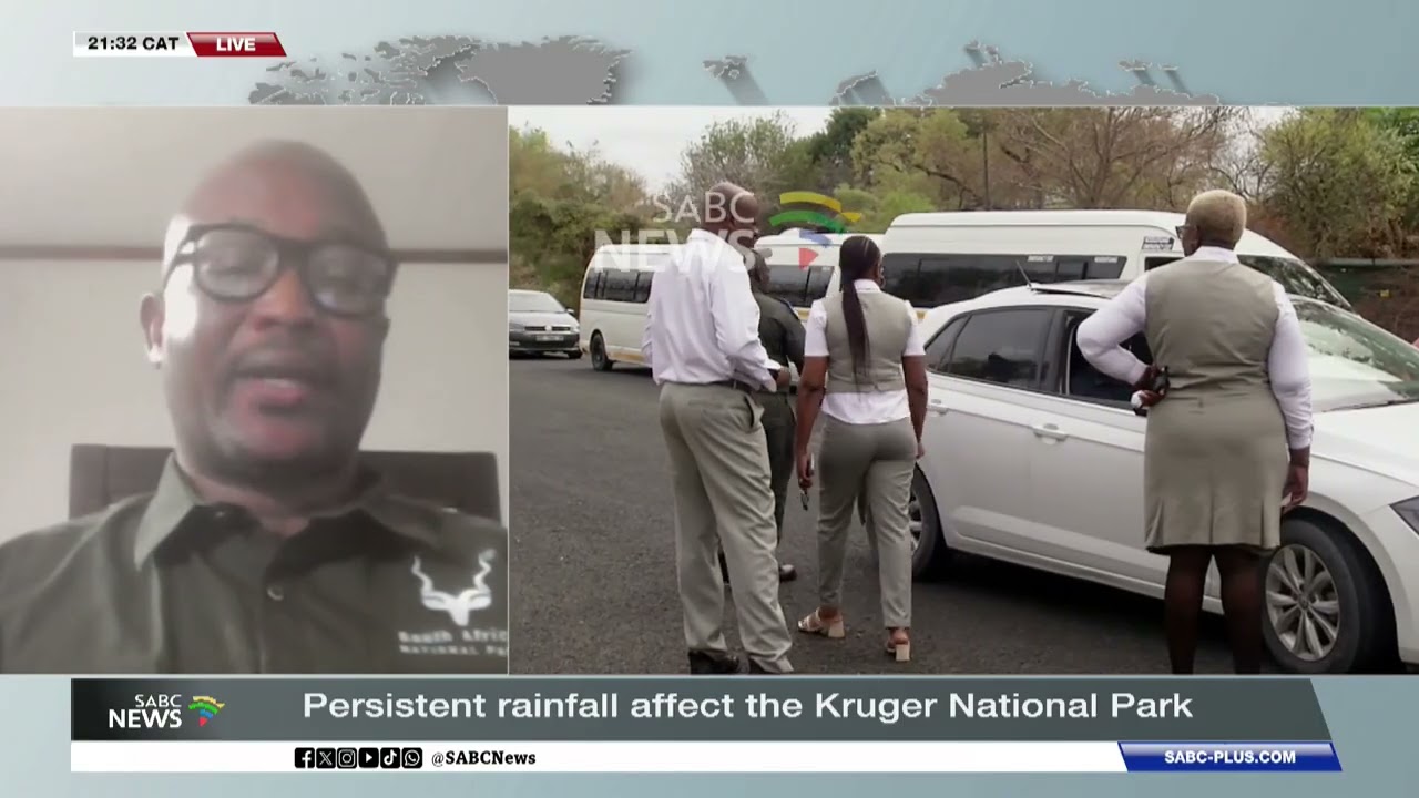 Непрекращающиеся дожди влияют на национальный парк Крюгер.