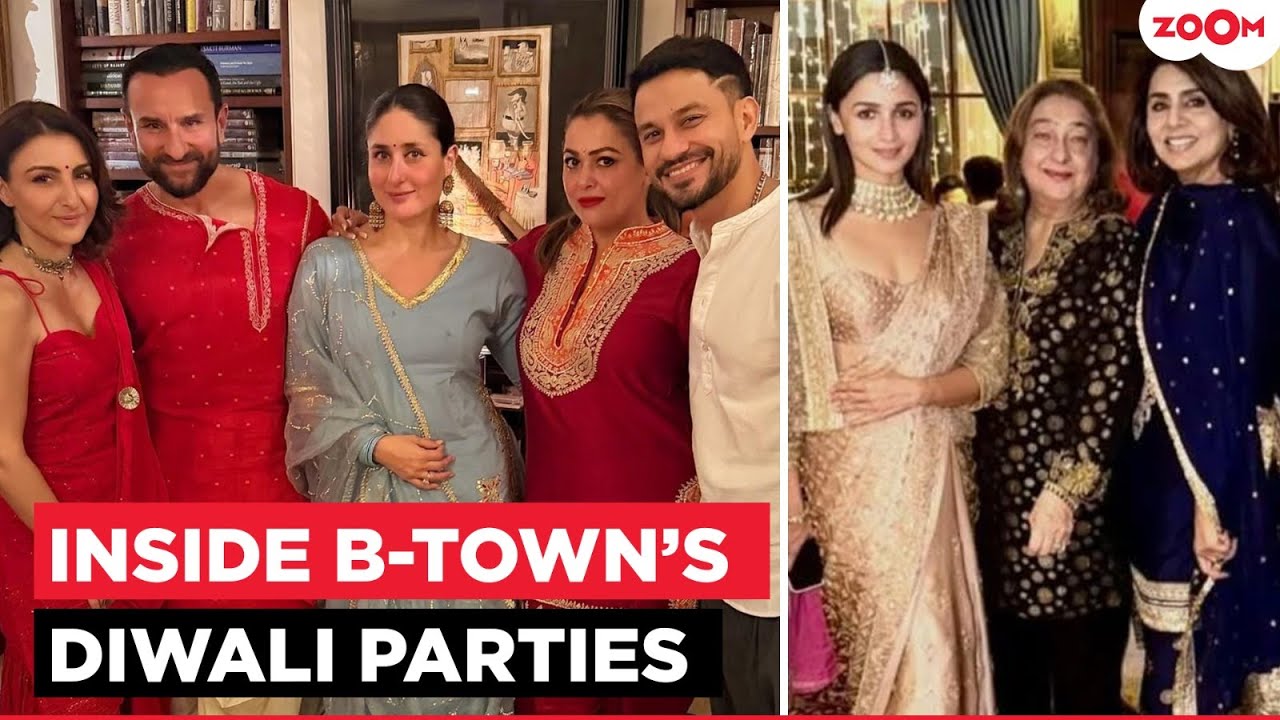 From Alia Bhatt-Neetu Kapoor to Saif-Kareena: Inside Bollywood’s Glittering Diwali Parties!