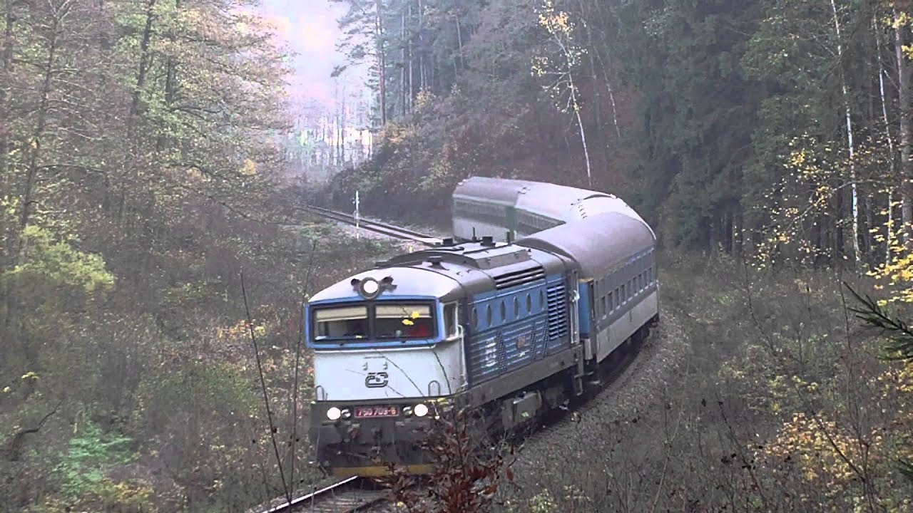 Vlaky na trati 240 - 27.10.2013