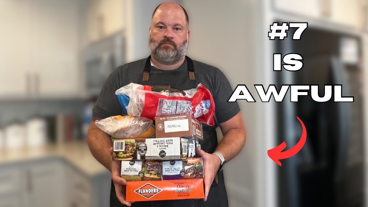 I Ranked ALL The Frozen Hamburgers At Walmart