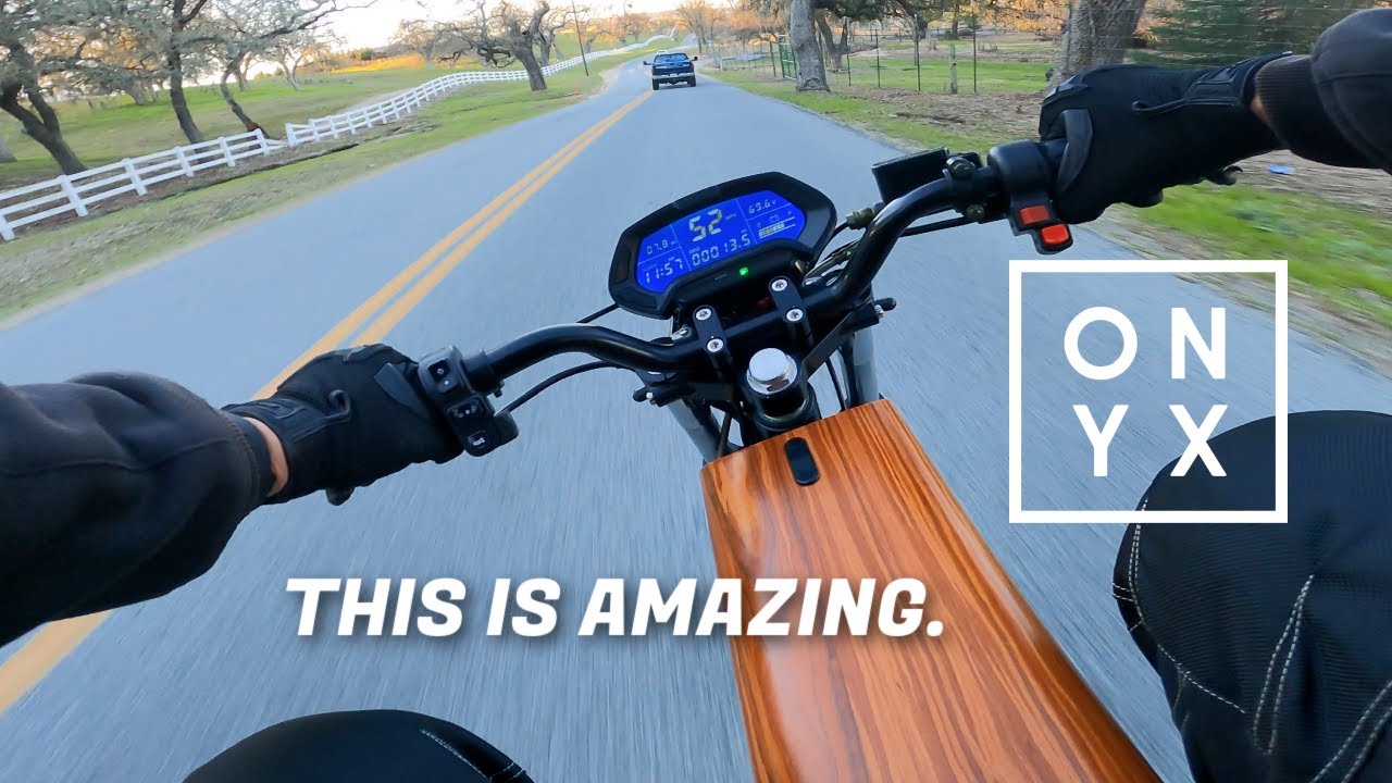 My 1st Ride on the ONYX RCR MOTORBIKE is Truly Amazing!!  RAW POV Unedited