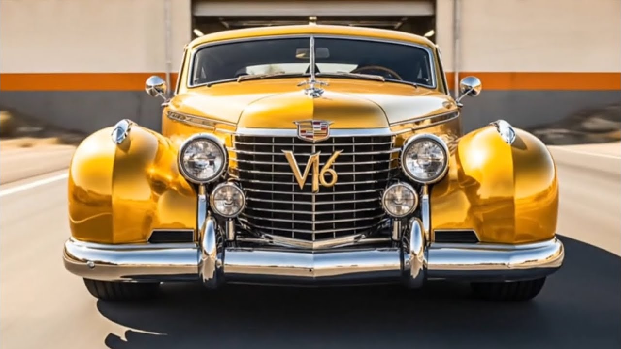 The All New 2026 Cadillac V16 Fleetwood – Golden Luxury Redefined with 900HP Power!