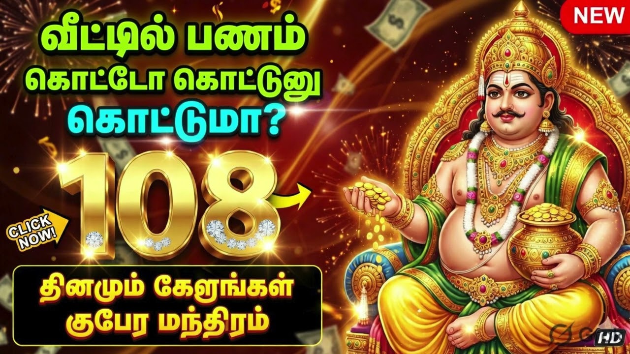 5000 Year Old Kubera Mantra | 108 Times | Stop Debt & Attract Money Flow | குபேர மந்திரம்