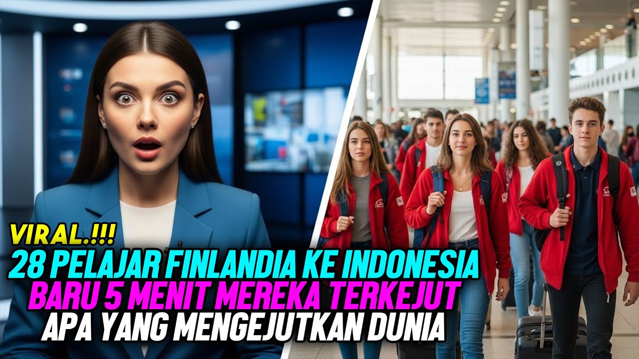 28 Siswa Elit Finlandia Mendarat di Indonesia dan Tersentak Pendidikan Kami Selama Ini Salah