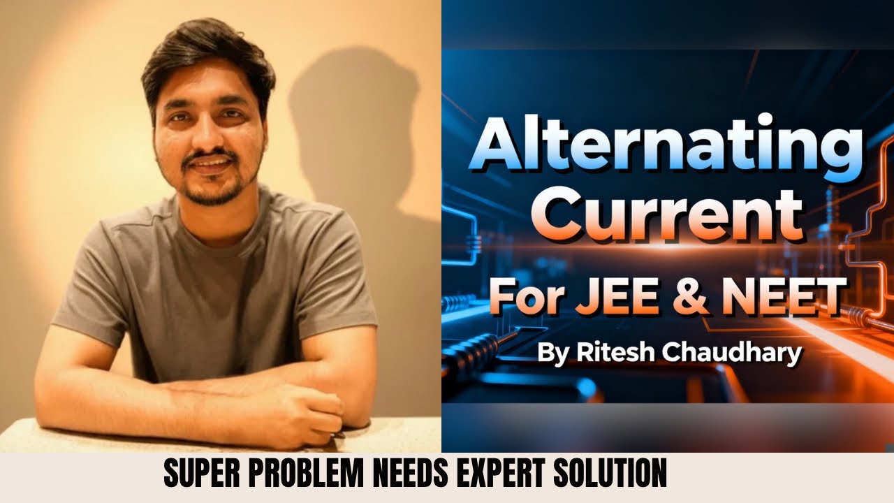 A resistance R draws power P when connected to an AC source. If an inductance is now placed in #neet