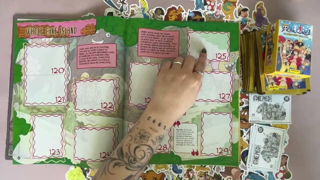 ASMR Opening 25 Panini Stickers Packs One Piece (1/3)