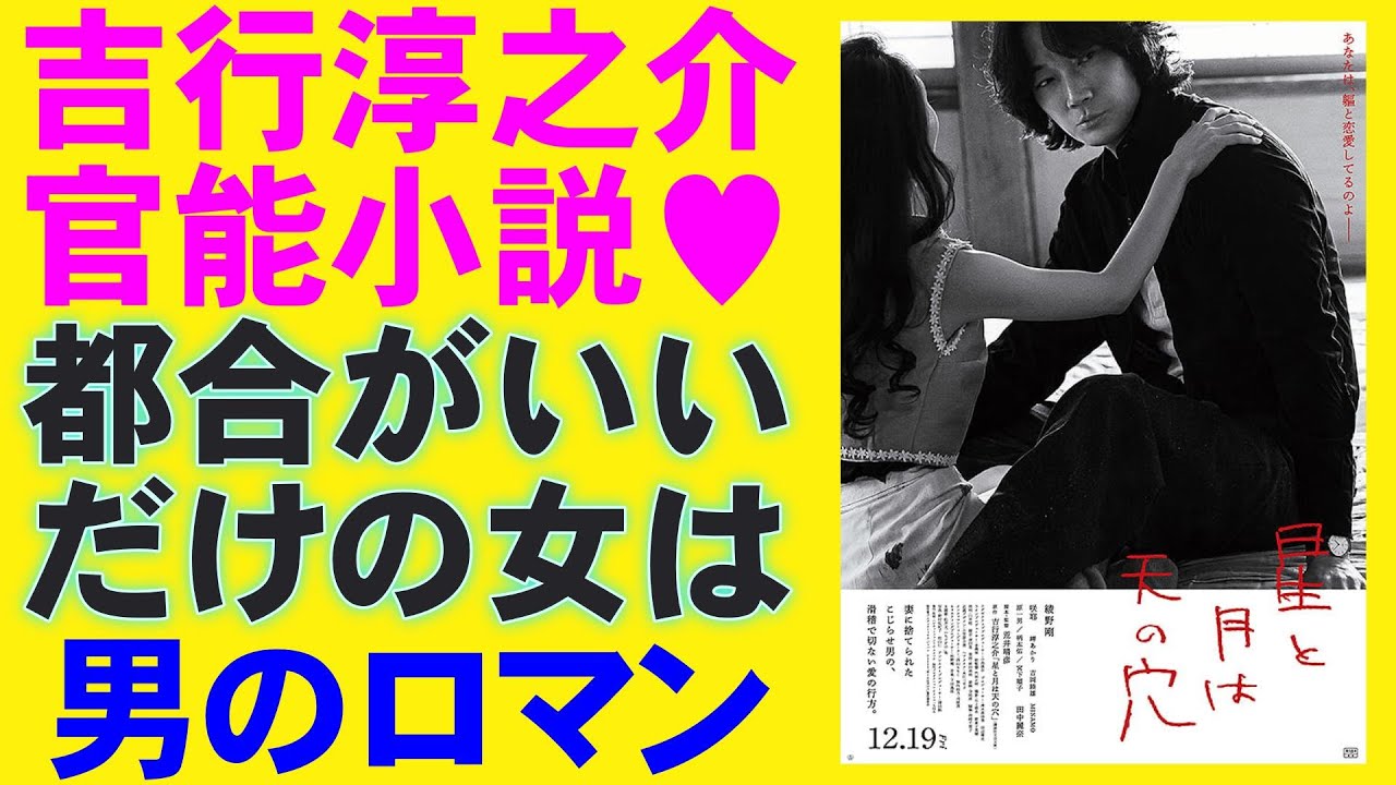映画『星と月は天の穴』吉行淳之介の官能小説？【綾野剛 咲耶 田中麗奈 柄本佑 吉岡睦雄 荒井晴彦 火口のふたり 映画レビュー 考察 興行収入 興収 filmarks】