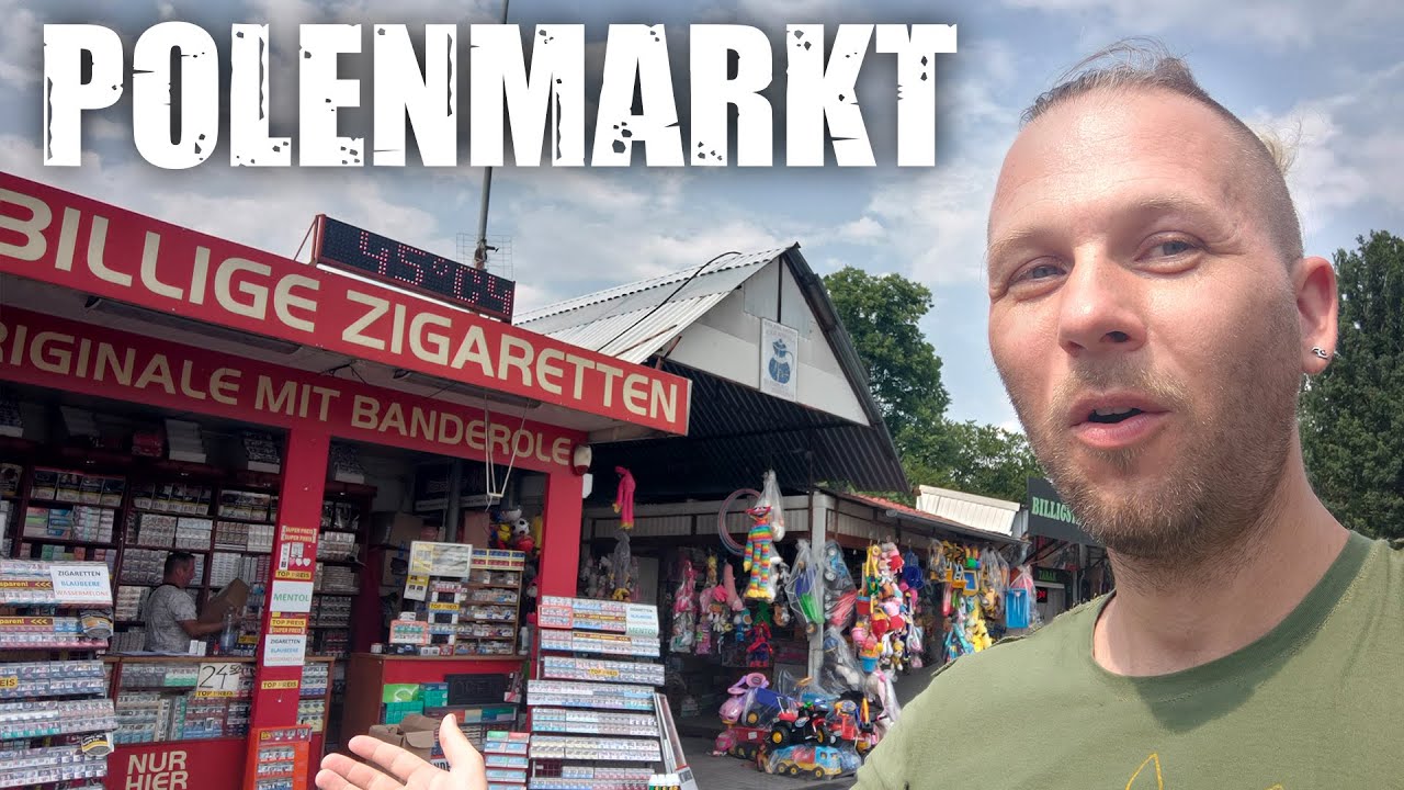 Auf dem Polenmarkt, das Paradies des armen Deutschen