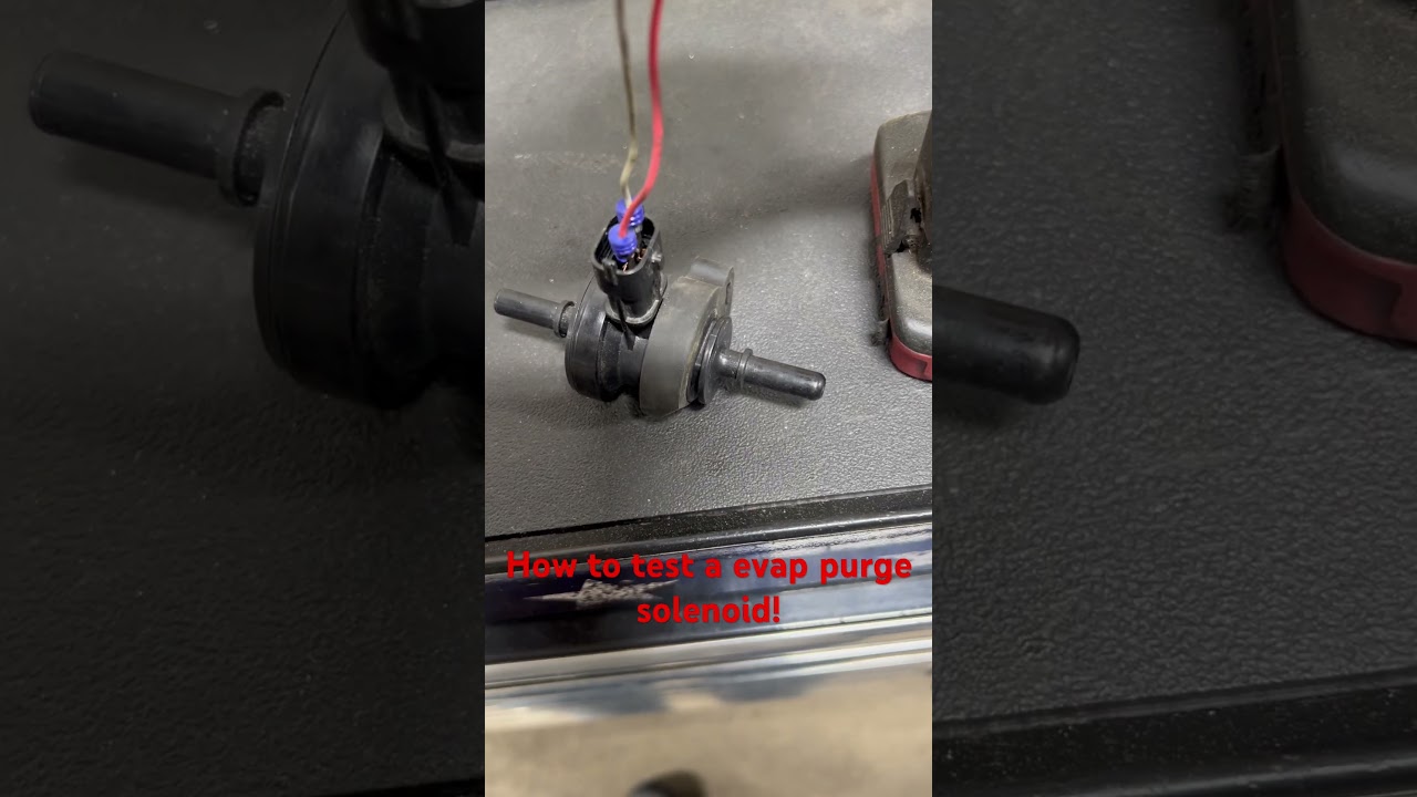 How to test a evap purge solenoid.