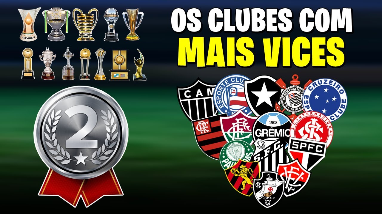 OS CLUBES BRASILEIROS COM MAIS VICES ● Estaduais não inclusos