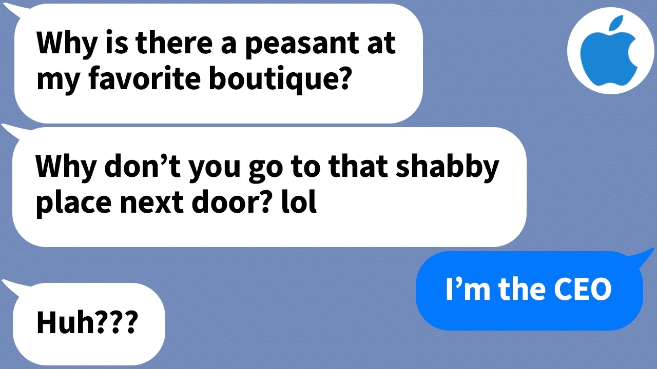 【Apple】I ran into a status-obsessed mom friend at a luxury boutique