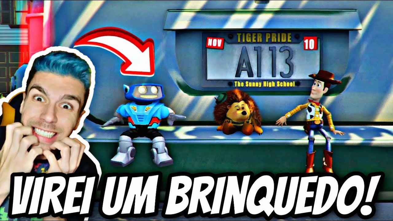 VIREI UM BRINQUEDO DE VERDADE! RUSH UMA AVENTURA DISNEY PIXAR PETER TOYS