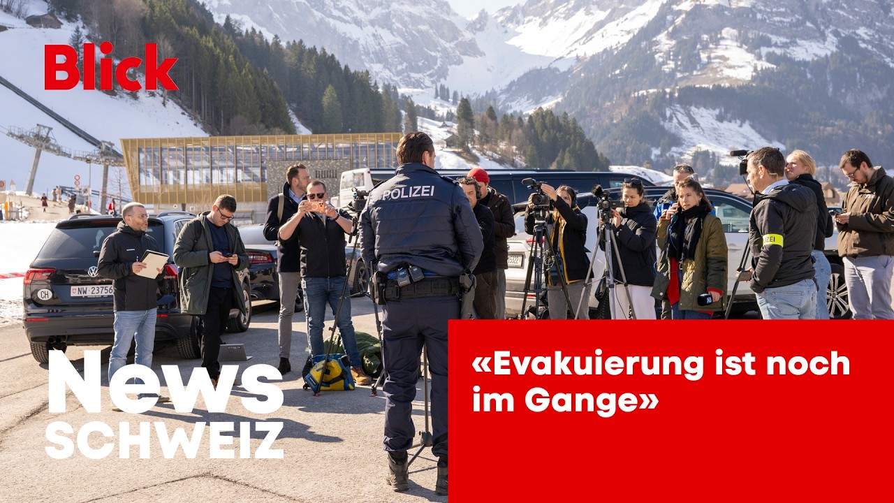 Polizeisprecher in Engelberg informiert über Gondelunglück