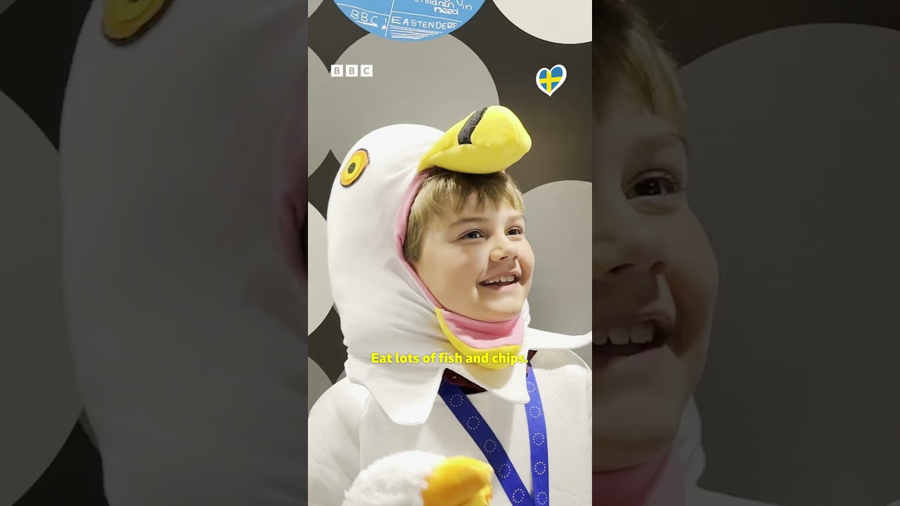 SQUAWK! 🗣️ Olly Alexander meets #SeagullBoy Cooper on #BBCBreakfast.