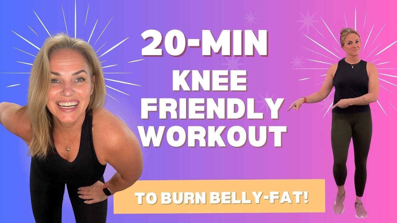 🔥 Knee-Friendly Walking Workout (No Squats!) | 🔥20-Min Belly Fat Burn for Women 50+ ❤️