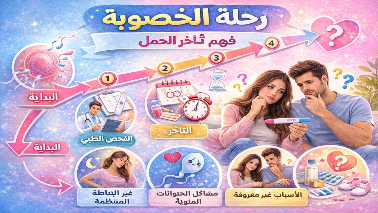 رحلة الخصوبة  فهم تأخر الحمل ماهو العقم