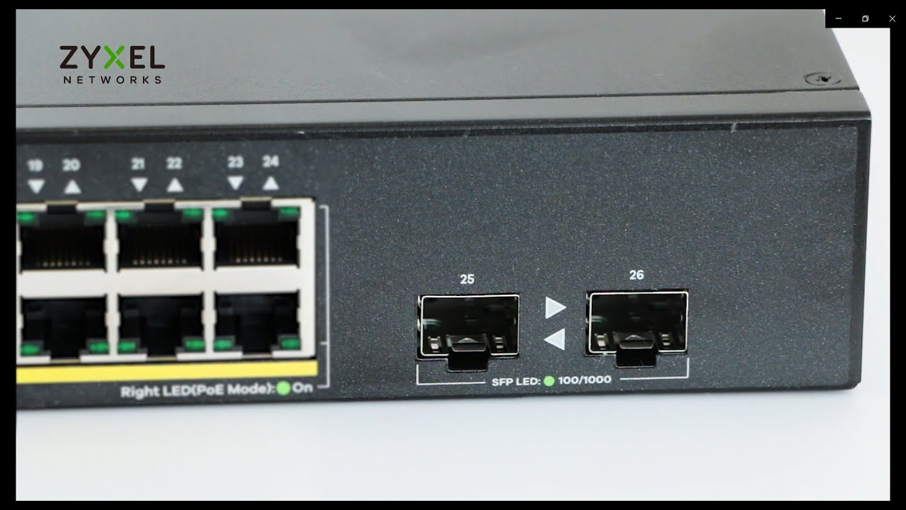 Обзор серии гигабитных smart-коммутаторов L2 (PoE) Zyxel GS1900