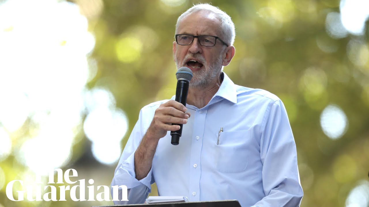'No more hand-holding for Trump': Jeremy Corbyn addresses London climate strike